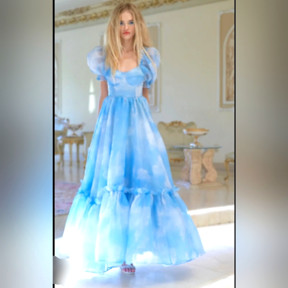 Selkie Head in the Clouds Ritz Maxi Gown Dress